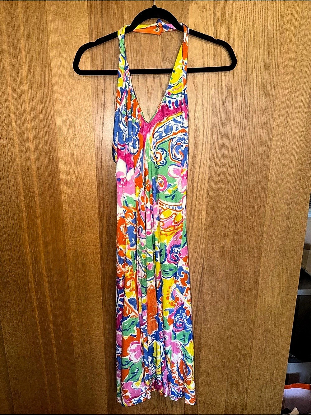 Lauren Ralph Lauren Paisley Maxi Dress in Multicolor Size Small